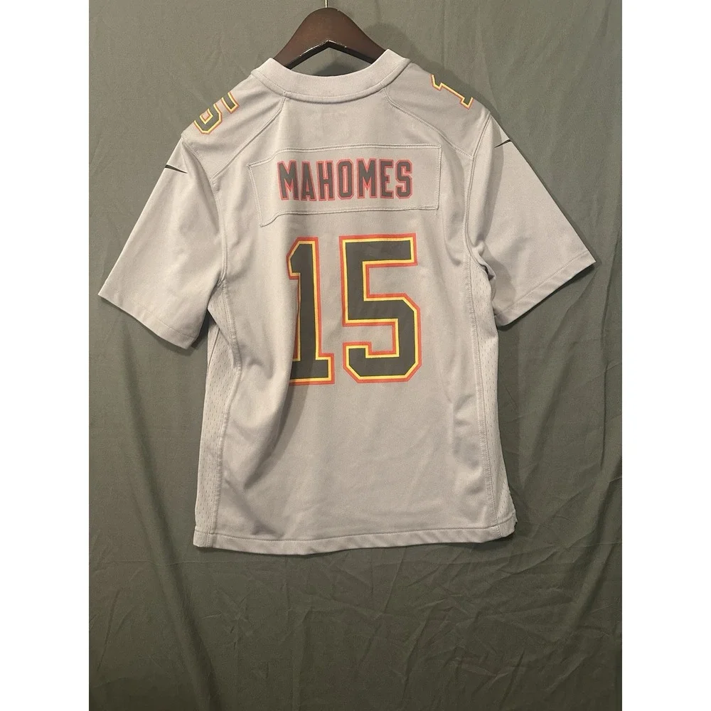 Youth Large Nike Kansas‎ City Chiefs Patrick Mahomes Super Bowl LVII Gray Jersey